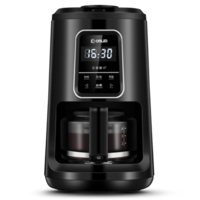 donlim 东菱 咖啡机家用 美式全自动 滴滤式咖啡壶 触控式屏幕 水箱可拆卸 浓度可选 DL-KF1061