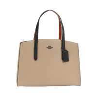 COACH 蔻驰 CHARLIE CARRYALL系列 女士单肩托特包 76087 V5TAP 拼色 中号