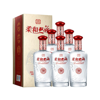 双沟 柔和 银 38%vol 浓香型白酒 450ml*6瓶 整箱装