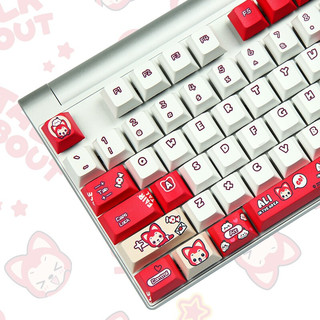 CHERRY 樱桃 MX 8.0 阿狸定制款 87键 有线机械键盘 白色 Cherry红轴 单光