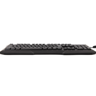 灵蛇 K300 104键 有线薄膜键盘 黑色