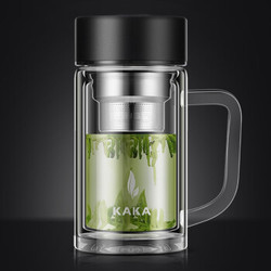kaka 咔咔  双层玻璃杯 350ml