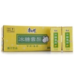 康师傅 饮料 冰糖雪梨250ml*24盒 整箱(新老包装随机发货)