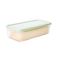 大容量冰箱收纳盒专用保鲜盒冷冻蔬菜鸡蛋厨房食品整理盒密封神器(2500ml粉色3件套)
