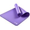 奥义 瑜伽垫 AY1130 深紫色 15mm 185*90cm 两件套
