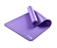 奥义 瑜伽垫 AY1130 深紫色 15mm 183*61cm 两件套