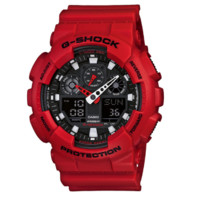 CASIO 卡西欧 G-SHOCK YOUTH系列 51.2毫米石英腕表 GA-100B-4A