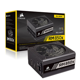 XFX 讯景 AMD Radeon RX 6800 16GB RDNA2海外版 显卡 16GB+海盗船 RM850X 80pius金牌认证 全模组ATX电源 850W