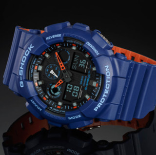 CASIO 卡西欧 G-SHOCK YOUTH系列 51.2毫米石英腕表 GA-100L-2A