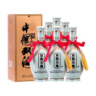 双沟 大曲 青瓷 53%vol 浓香型白酒 480ml*6瓶 整箱装