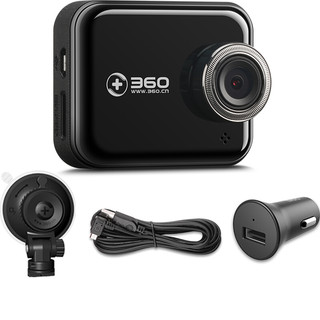 360 J501C 行车记录仪 单镜头 无卡 黑色