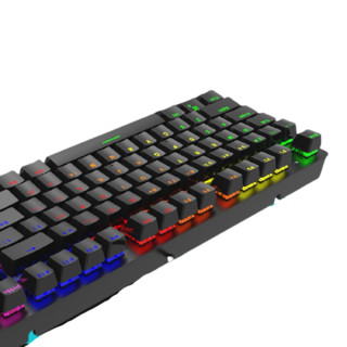OMEN 暗影精灵 K10GL 键盘 国产茶轴+ 6Plus 鼠标 有线键鼠套装 黑色
