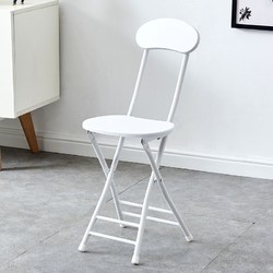 LISM 简易折叠椅子靠背椅学生椅家用餐椅折叠凳子培训椅便携椅宿舍椅