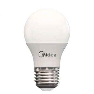 Midea 美的 LED大螺口灯泡 6W 白光 五只装