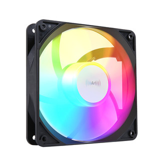 ProArtist 雅浚 GRATIFY FAN 12 120mm 机箱散热风扇 RGB 黑色 3个装