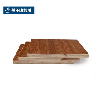 莫干山e0级实木厚芯免漆生态板新西兰松红花梨