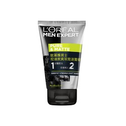 L'OREAL PARIS 巴黎欧莱雅 男士控油炭爽双效洁面膏 100ml