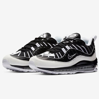 NIKE 耐克 Air Max 98 男子跑鞋 640744-010 黑白 37.5