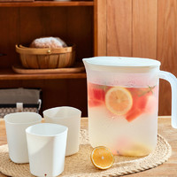 淘宝心选 家用冷水果茶壶 2.2L 赠磨砂杯3个