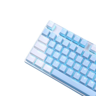 Dareu 达尔优 机械师合金版 108键 有线机械键盘 白蓝色 达尔优红轴 单光