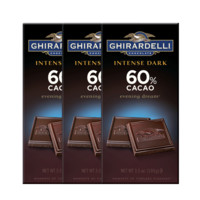 GHIRARDELLI 吉尔德利 60％黑巧克力 100g*3盒
