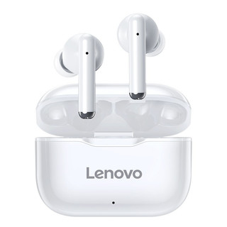 Lenovo 联想 LP1 旗舰版 入耳式真无线蓝牙耳机 雅典白