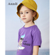Annil 安奈儿 儿童短袖印花T恤