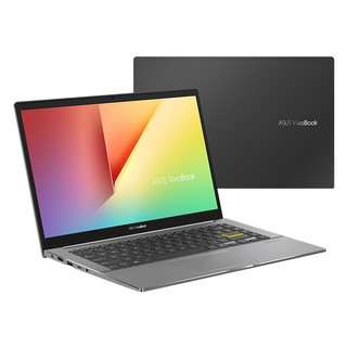 ASUS 华硕 VivoBook 14 2020款 14.0英寸 轻薄本 耀夜黑(酷睿i5-10210U、MX330、8GB、512GB SSD+1080P、IPS、60Hz）