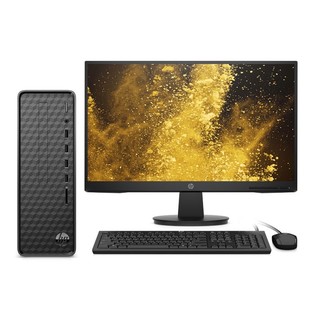 HP 惠普 小欧S01 商务办公台式机电脑整机（十代i3-10100 8G 512GSSD Win10 注册五年上门）21.5英寸