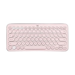 logitech 罗技 K380键盘+ Pebble鼠标 无线键鼠套装 粉色