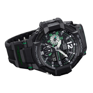 CASIO 卡西欧 G-SHOCK系列 52.1毫米石英腕表 GA-1100-1A3