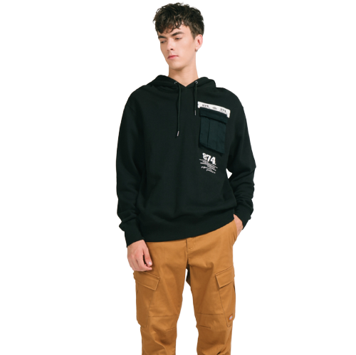 Dickies 帝客 男士连帽卫衣 DK008084 黑色 L