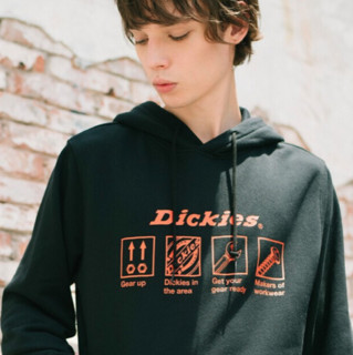 Dickies 帝客 男士连帽卫衣 DK008154 黑色 L