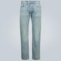 RRL Slim-fit light wash selvedge jeans