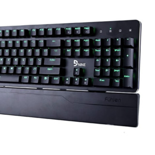 Fühlen 富勒 G903S 104键 有线机械键盘 黑色 Cherry黑轴 单光