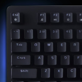 Fühlen 富勒 G902S 104键 有线机械键盘 黑色 Cherry红轴 单光