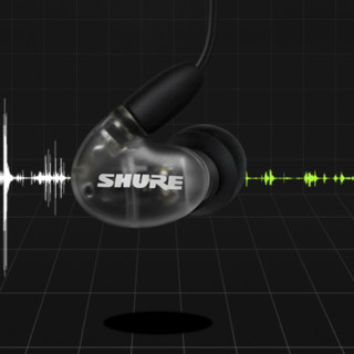 SHURE 舒尔 AONIC 4 入耳式挂耳式有线耳机 黑色