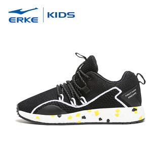 ERKE 鸿星尔克 鸿星尔克男童鞋2019秋冬季新款儿童运动鞋针织网面鞋中大童跑步鞋