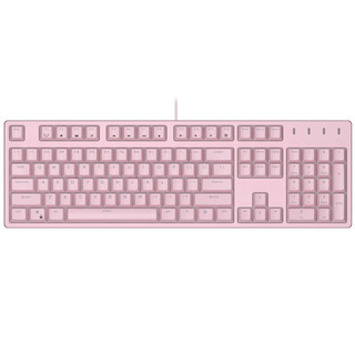 KZZI 珂芝 K104 机械键盘 104键 白色背光粉色红轴