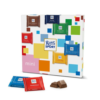 Ritter SPORT 瑞特斯波德 什锦巧克力制品缤纷礼盒    263g