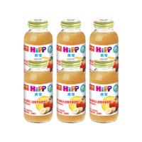 HiPP 喜宝 喜宝（HiPP）婴幼儿辅食宝宝零食装进口6瓶装 香蕉苹果菠萝汁200ml*6