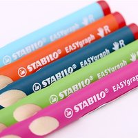 STABILO 思笔乐 322 三角杆铅笔 蓝色 HB 6支装