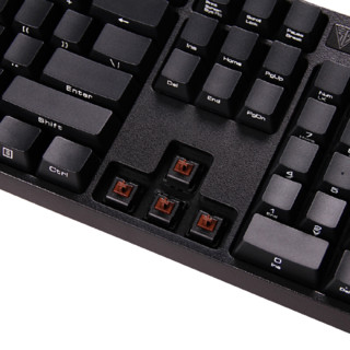 iNSIST 影级 Designer 90S 104键 有线机械键盘 侧刻 黑色 Cherry茶轴 无光