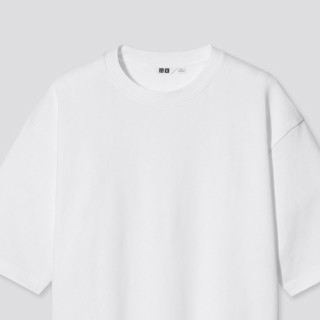 UNIQLO 优衣库 U系列 AIRism 男女款圆领短袖T恤 435806 白色 XXXL