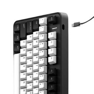 IQUNIX Slim 87键 有线机械键盘 黑色 Cherry红轴 无光