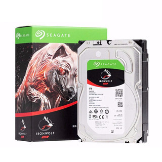 SEAGATE 希捷 酷狼IronWolf系列 6TB 3.5英寸 台式机机械硬盘（5900rpm）ST4000VN008