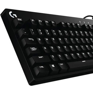 logitech 罗技 G610 104键 有线机械键盘 黑色 Cherry红轴 单光