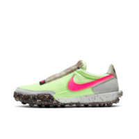 NIKE 耐克 Waffle Racer Crater 女子跑鞋 CT1983-700 粉红/绿 37.5