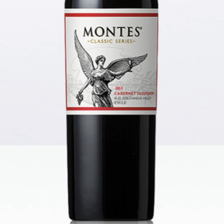 MONTES 蒙特斯 经典 赤霞珠干型红葡萄酒 6瓶*750ml套装