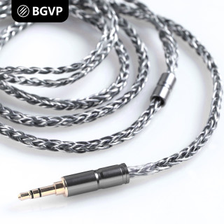 BGVP S8纯银6N单晶铜镀银耳机升级线8芯2.5平衡0.78发烧4.4MMCX榭兰图FD01变色龙VX太阳神se846 535 w80 60
